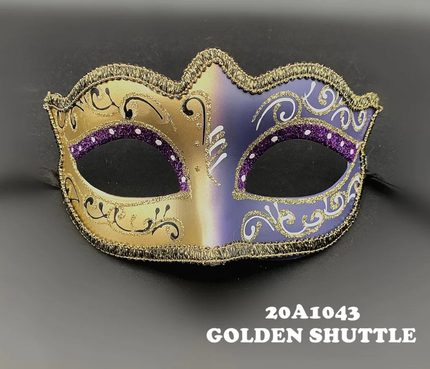 Masquerade Gold Mix Color Mask - Imaginations Costume & Dance