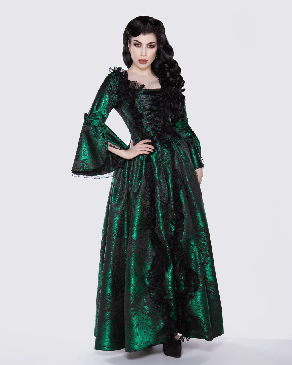 purple formal dress with sleeves Purple Two-Tone Plunging Tailor-Made Long Train Prom Dress