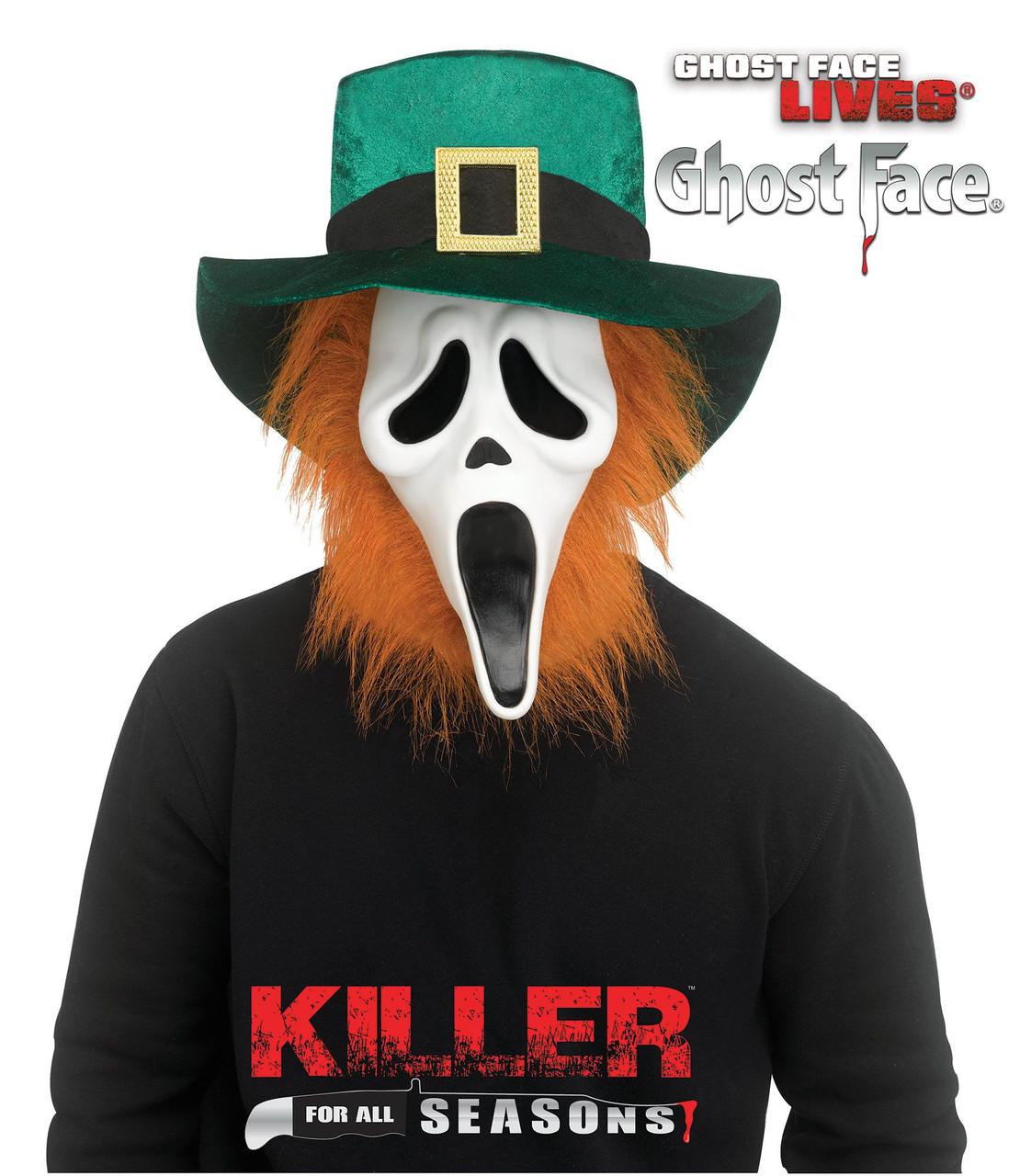 Ghost Face® St Pat's Mask - Imaginations Costume & Dance