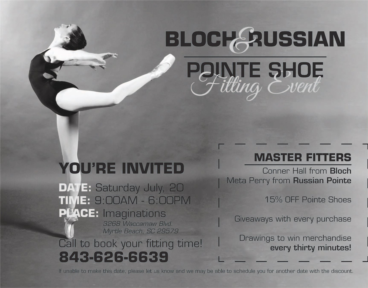Pointe Shoe Event