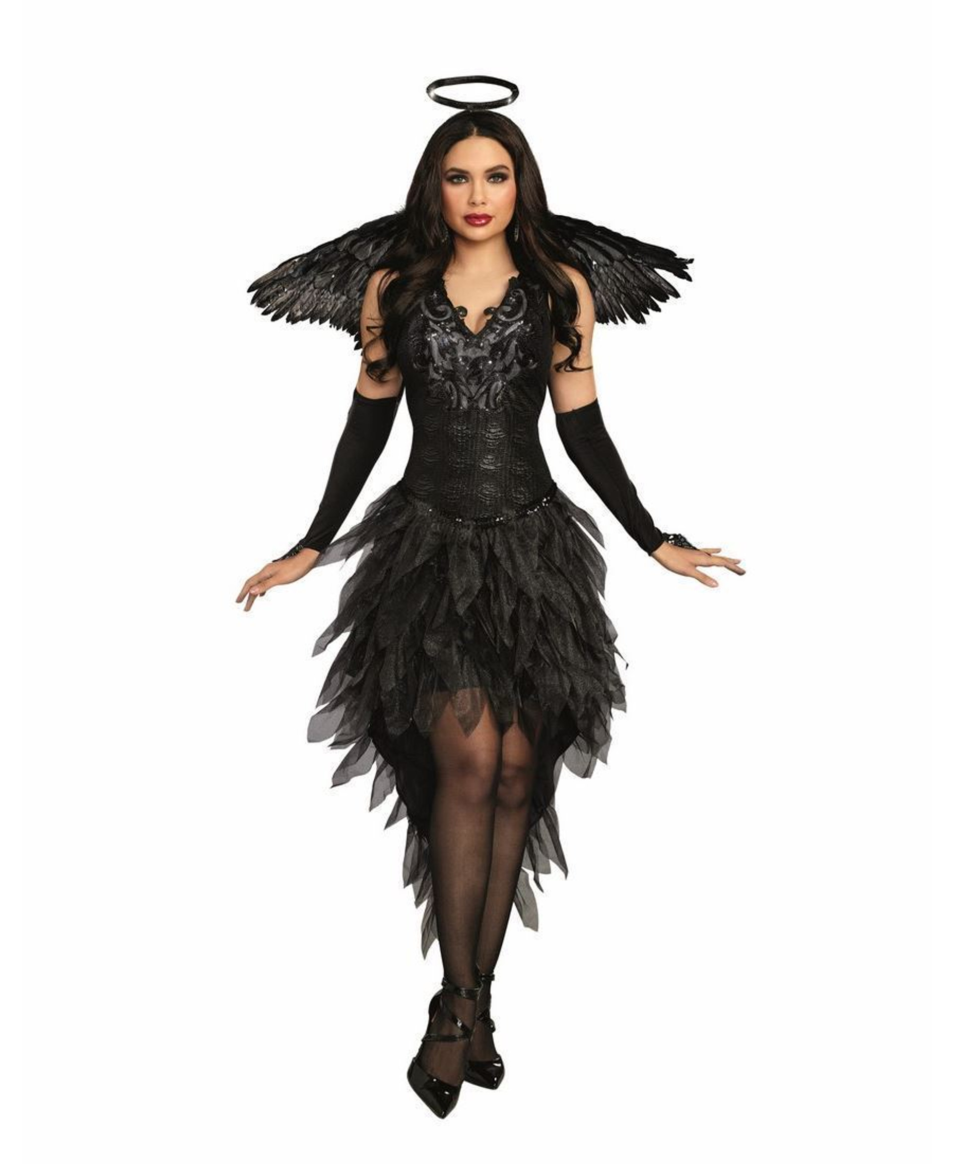 Dreamgirls Angel of Darkness Black Sequin Dress - Imaginations Costume ...