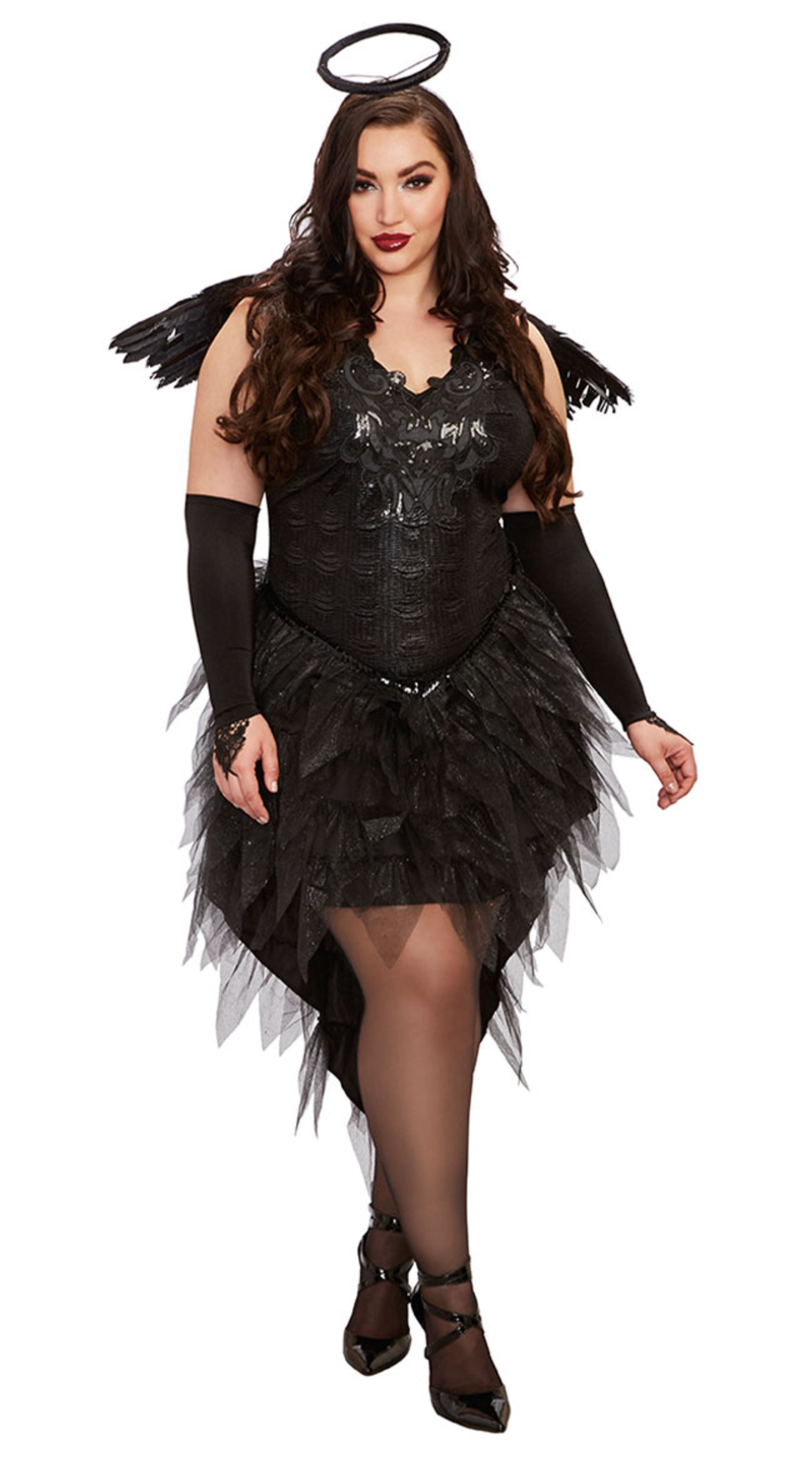 Dreamgirls Angel of Darkness Ladies Plus Imaginations Costume & Dance