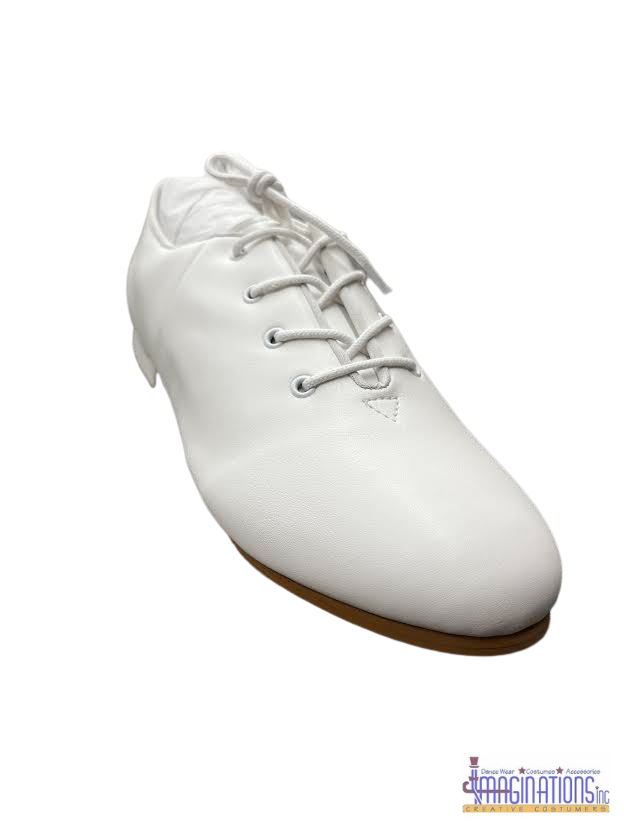 SoDanca Split Sole White Vegan Clogging Shoes Gatsby Imaginations