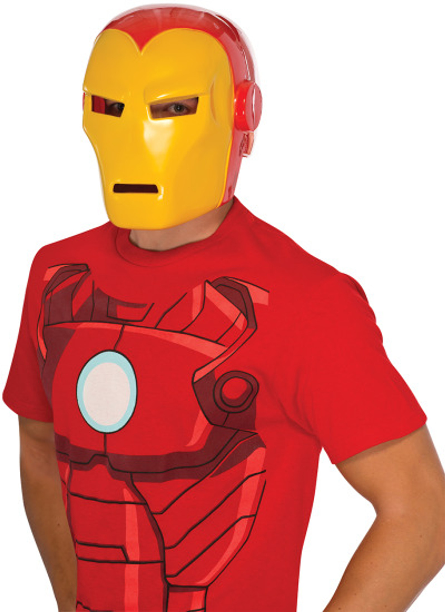 Iron Man Mask Classic 2pc Clamshell Helmet Iron Man Mask Classic 2pc Clamshell Helmet