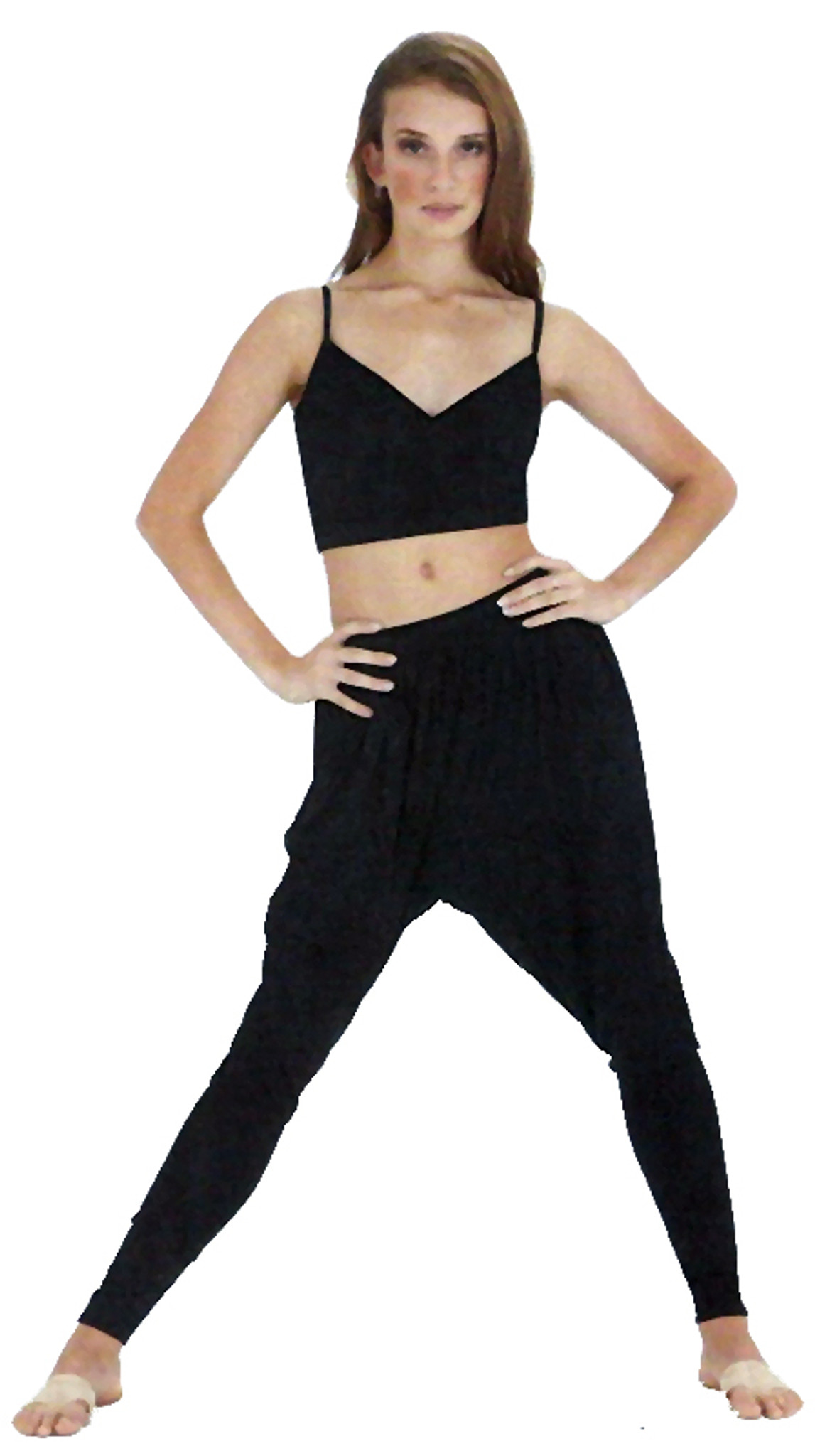 Black Jodhpurs Hip Hop Dance Pants