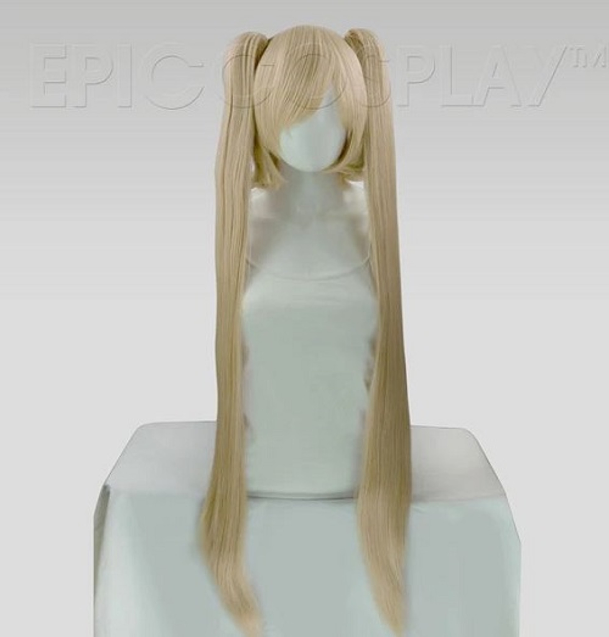 blonde pigtail wig