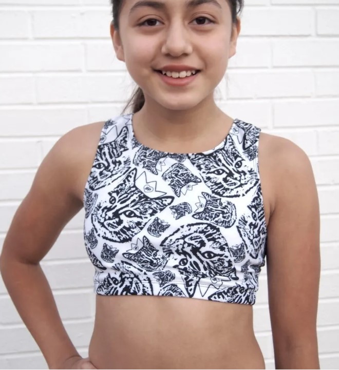 Leo The Cat Sports Bra Imaginations Costume & Dance