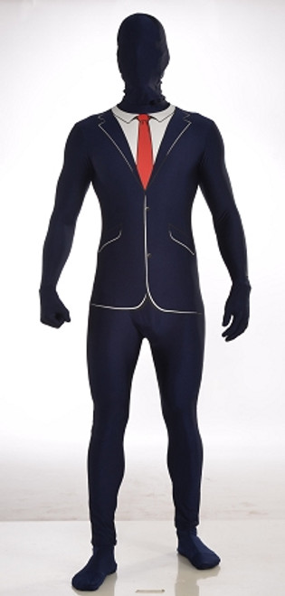 Disappearing Man Buisness Suit Blue