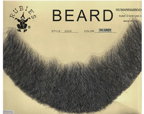 Beard 100% Human Hair with netting back