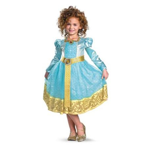 Disney Princess Girl's Deluxe Merida from Brave Licensed Costume