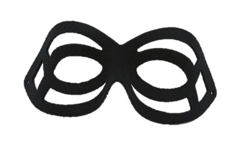 Italian Mask Seduction Black with elastic band 