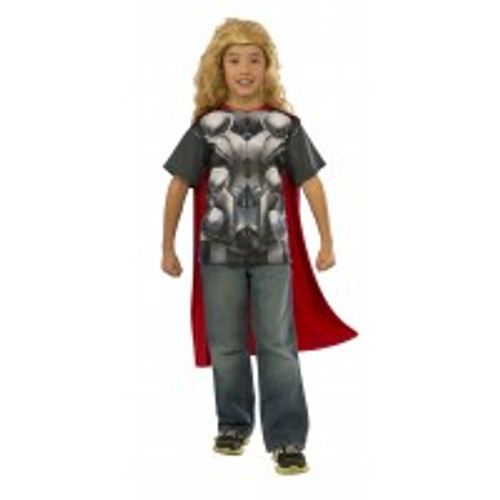 Avengers Licensed Thor T-Shirt with Cape