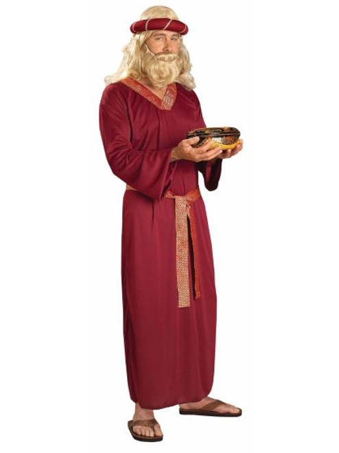 /wiseman-costume-adult-burgundy-biblical-times/