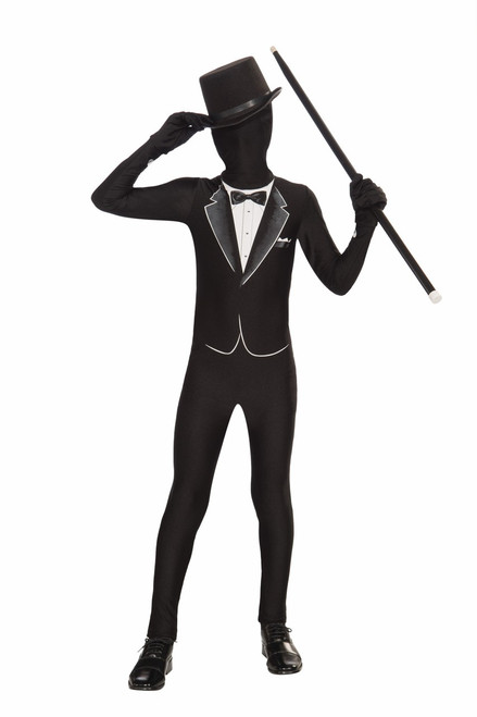 I'm Invisible Formal Suit Black & White Tux