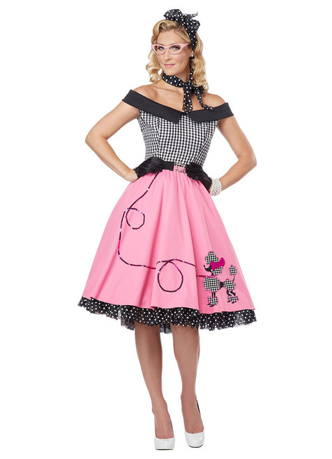 Poodle Skirt Dress Nifty 50's Sock Hop 