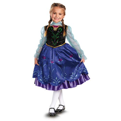 Frozen Licensed Anna Deluxe Costume Disney Princess 