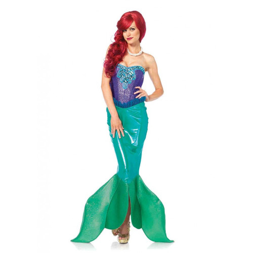 Deep Sea Siren Ladies Long Mermaid Costume