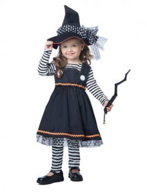 Crafty Little Witch Toddler Dress, Hat & Leggings