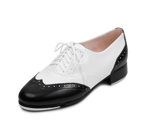Bloch Ladies Charleston White & Black Classic Tap Shoe