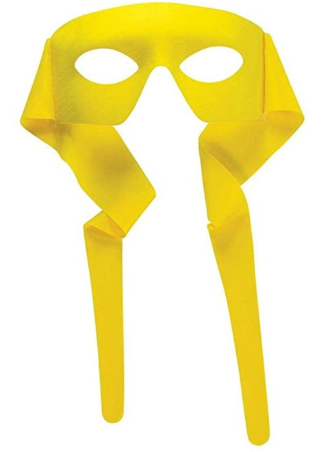 Masked Man with Ties Yellow Eye Mask