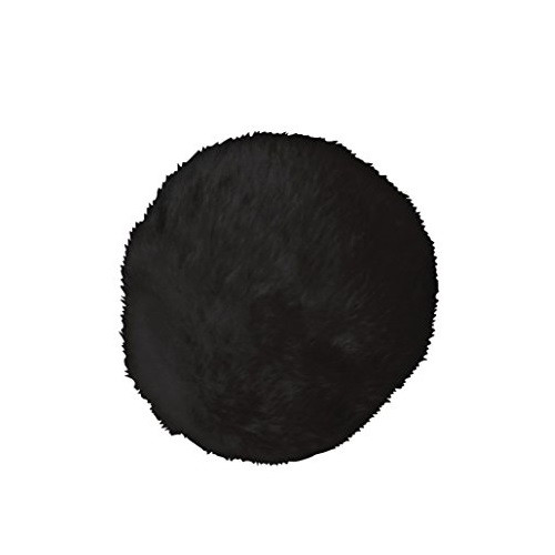 Bunny Tail Black Deluxe Plush Fur