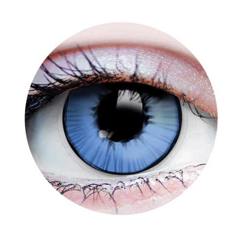 PRIMAL ® Super Hero - Blue Colored Contact Lenses