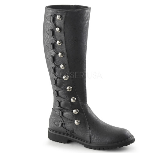 Men's Distressed Gotham Boots Steampunk Super Hero