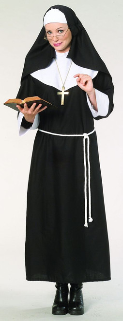 Nun Costume with Cord Belt