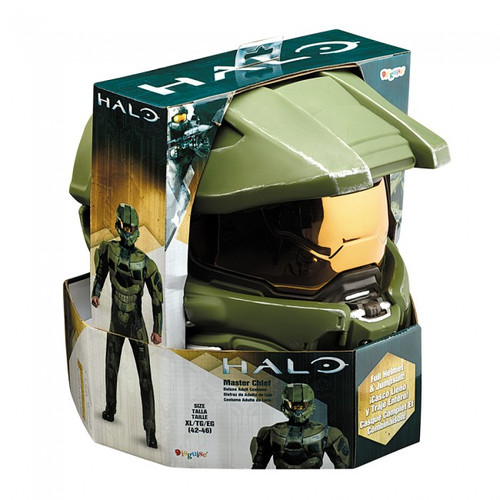 HALO Master Chief Deluxe Muscle Suit Adult Costume