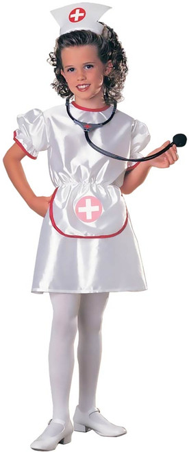 Nurse Girl's Satin Costume