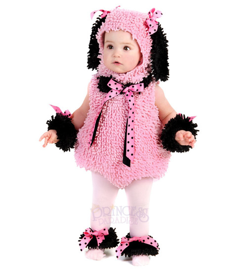 Infant Pinkie Poodle Cute Plush Onesie 