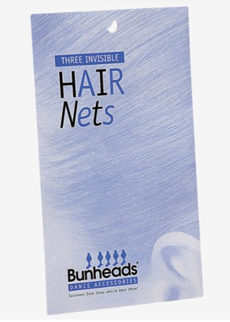 3 Pack Professional Dance Hair Nets - Auburn