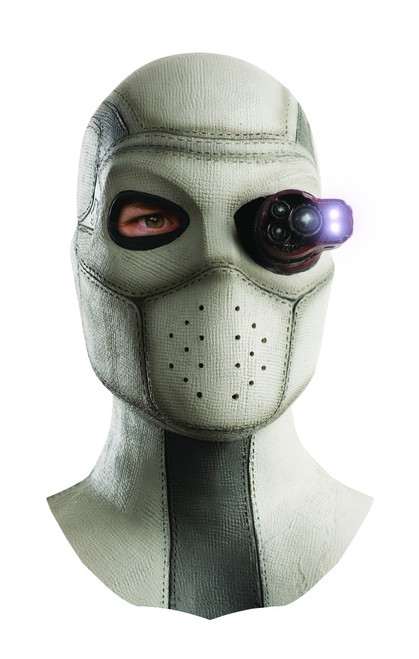 Suicide Squad Licensed Deadshot Light Up Mask Overhead Latex Mask