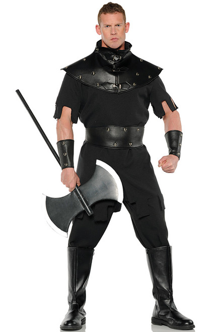 Executioner Black Renaissance Punisher Mens Costume