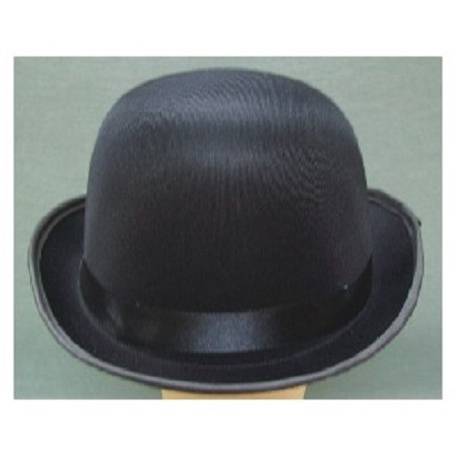 Bowler Hat Black Silk Derby