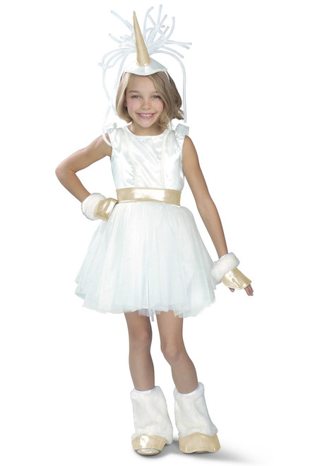 Unicorn Girl's Deluxe Costume Tutu Dress Complete Set