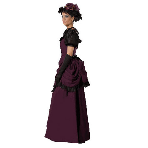 Victorian Era Purple Costume Dress