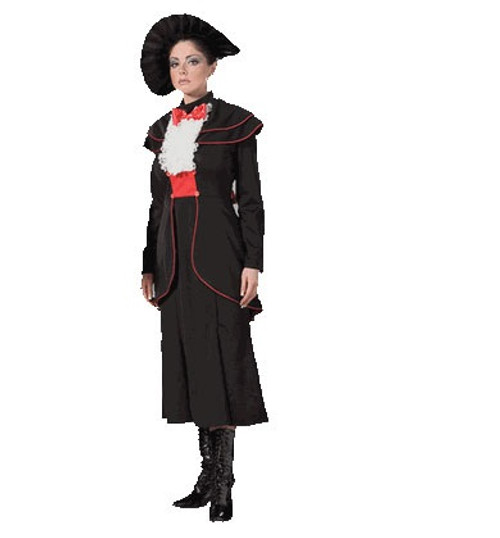 Spoon Full of Sugar Womens Black Victorian Costume