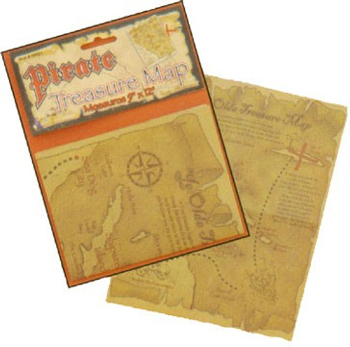 Buccaneer Pirate Treasure Map 