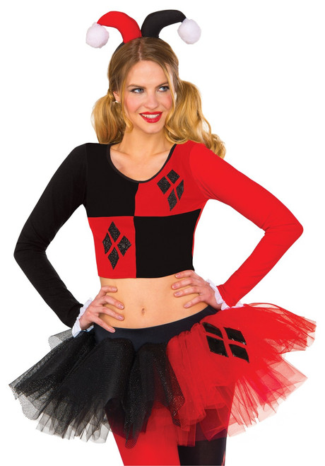 Harley Quinn Tutu Adult Skirt Licensed DC Comics