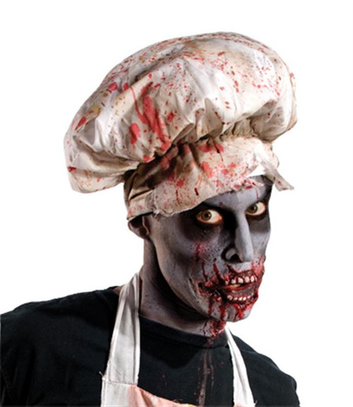 Zombie Butcher Bloody Chef Hat