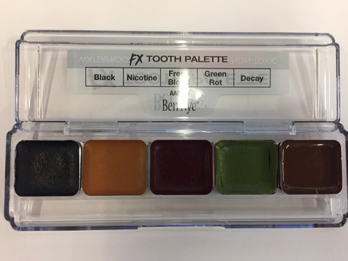 FX Tooth Palette 5 Colors Water Alcohol Activated 