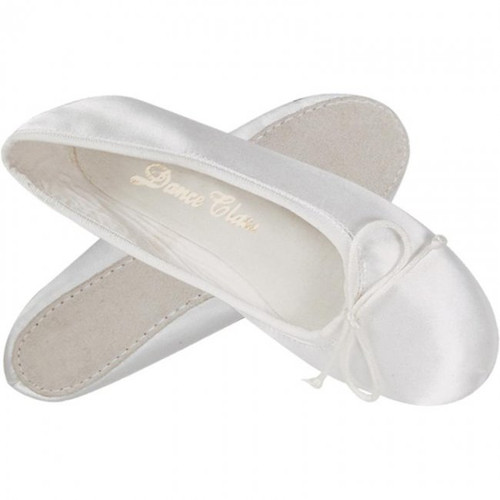 Trimfoot White Satin Ballet Shoe 