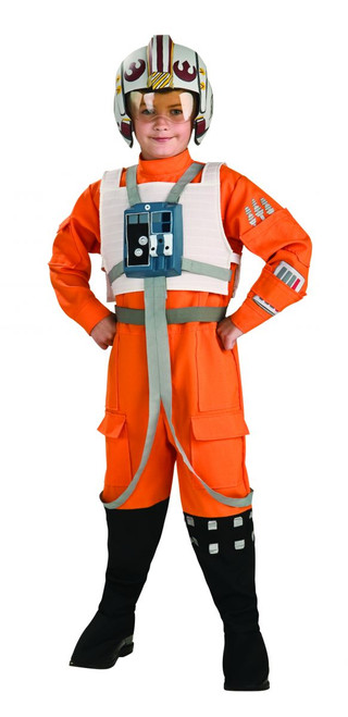 Star Wars Licensed Deluxe Kid's X Wing Fighter Costume