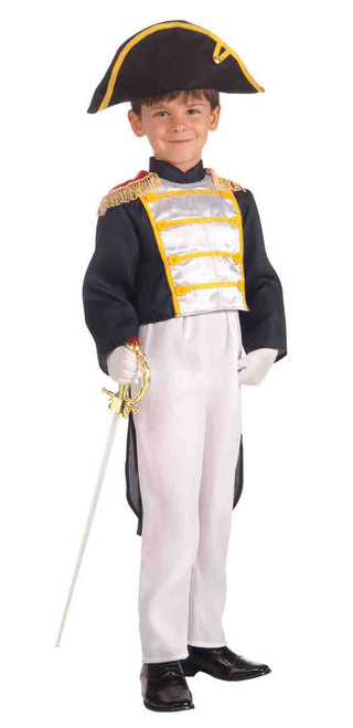 Colonial General Kids Costume Deluxe