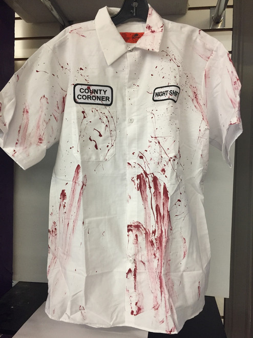 Bloody Coroner Night Shift Work Shirt