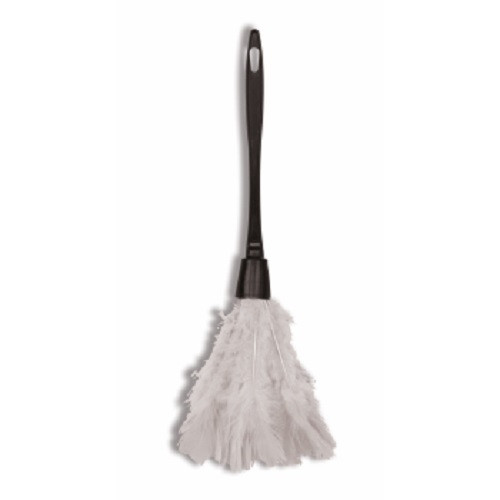 Maid Feather Duster White with Black handle