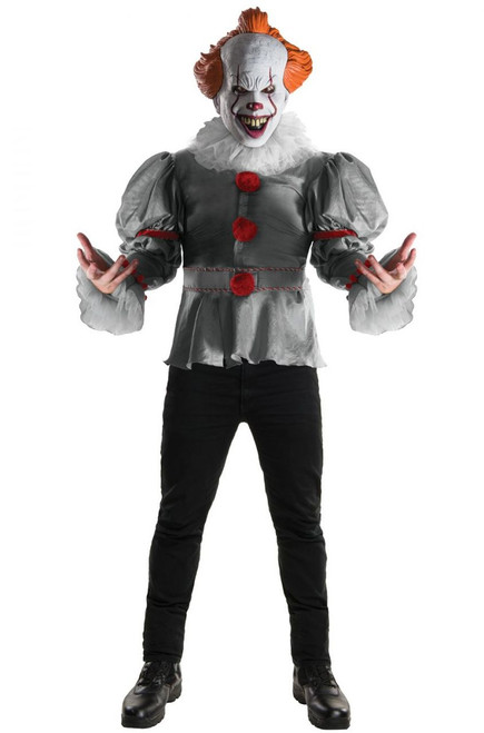 IT The Movie Licensed Pennywise Adult Deluxe Costume