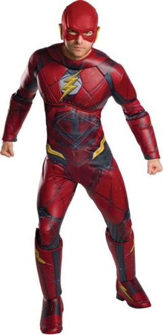 Justice League Licensed Flash Adult Deluxe Costume