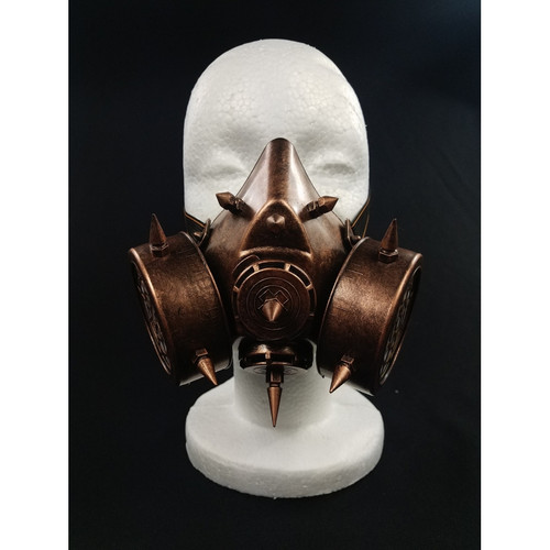 Gas Mask with two breathers and Spikes 